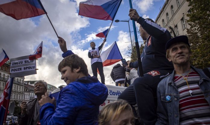 прага протест