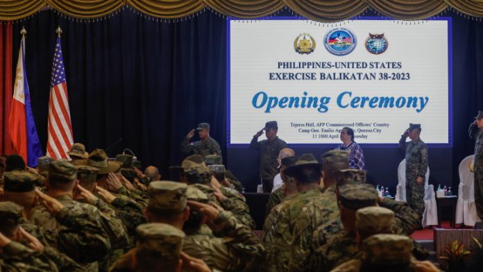 Press conference for Philippines-US 'Balikatan' exercise in Quezon City
