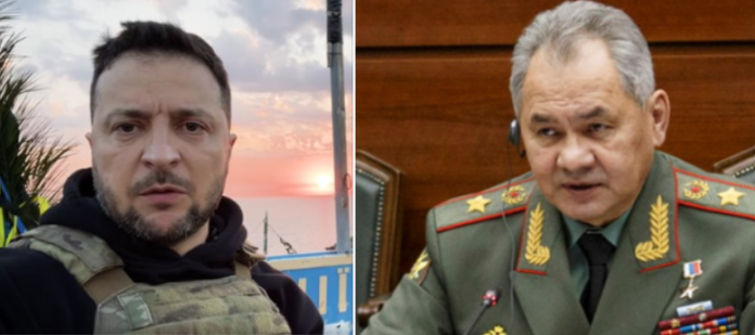 зеленски шойгу