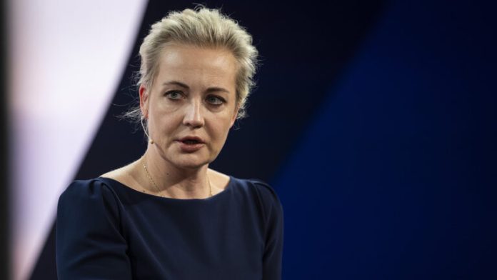 Yulia Navalnaya attends the St. Gallen Symposium