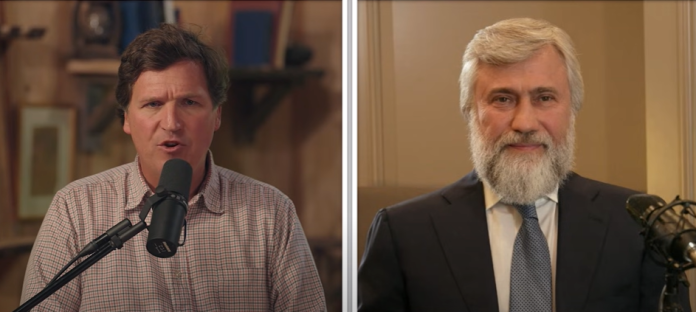 tuker carlson - vadym novynskyi