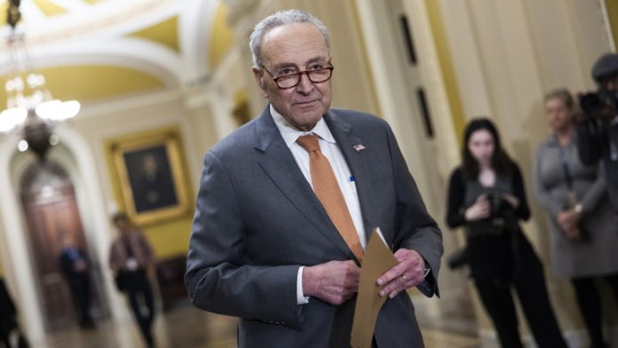 Senate Majority Leader Schumer speaks on Menendez charges