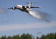 Руски самолет прелетя над България, за да гаси пожарите в Сърбия