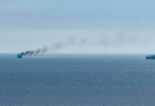 Русия е ударила три кораба в Черно море, превозващи военно оборудване за Украйна