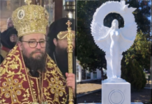 Видинският митрополит Пахомий: Настояваме статуята на Изида, издигната на брега на Дунав във Видин, да бъде премахната